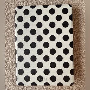 Polka Dot Tablet Cover Case - Black & White